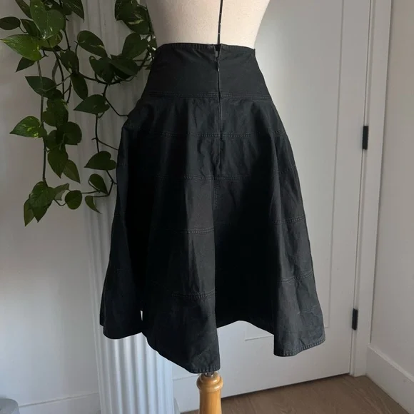 Vintage Azzedine Alaïa Cotton Structured Skirt - Xs/S - Picture 3 of 6